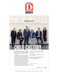 D Magazine Dallas Best Child Custody Firm, the Webb Family Law Firm, P.C.