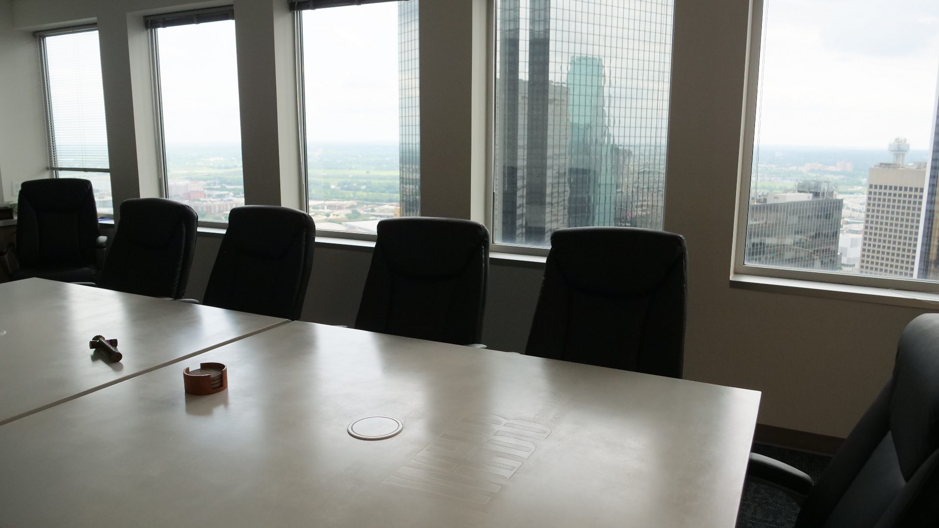 Skyline conference room at Webb Family Law in downtown Dallas