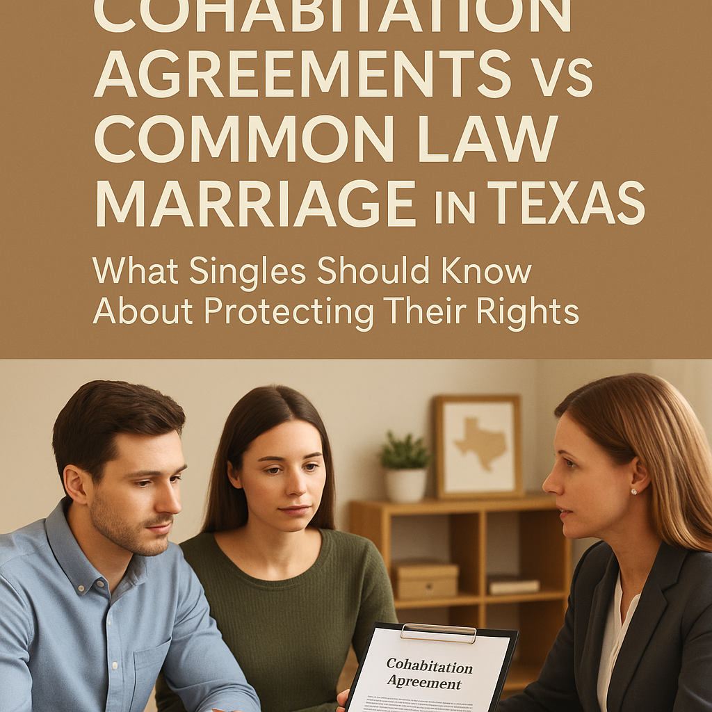 Cohabitation agreements vs common law marriage in Texas