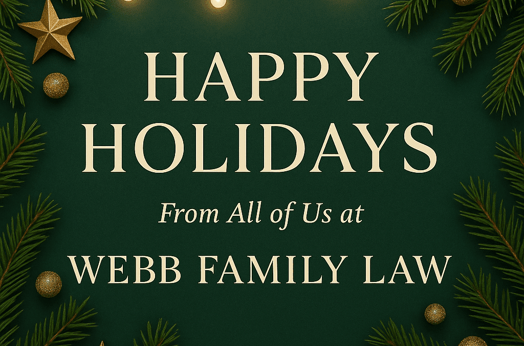 Happy Holidays from Webb Family Law