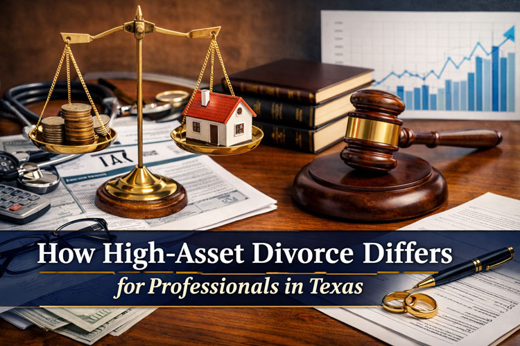 How High-Asset Divorce Differs for Professionals in Texas
