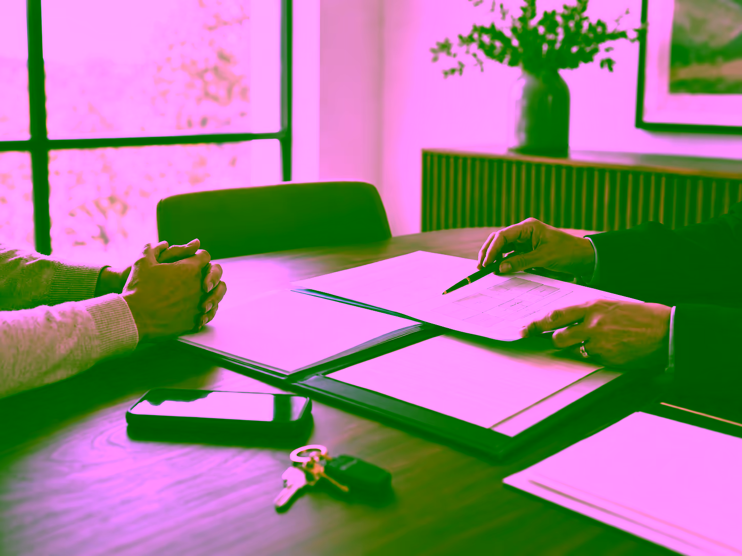 Attorney helping a client create a family safety and court-order plan